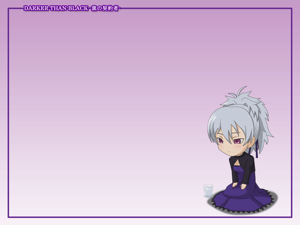 戯人のイラスト倉庫 Darker Than Black 黒の契約者 よりチビ銀描いてみた